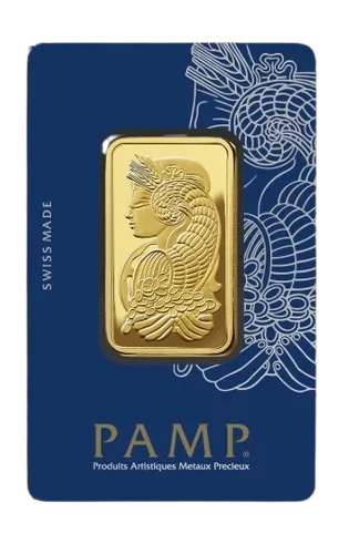 1 oz Златно кюлче PAMP | Lady Fortuna