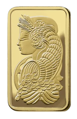 1 oz Златно кюлче PAMP | Lady Fortuna