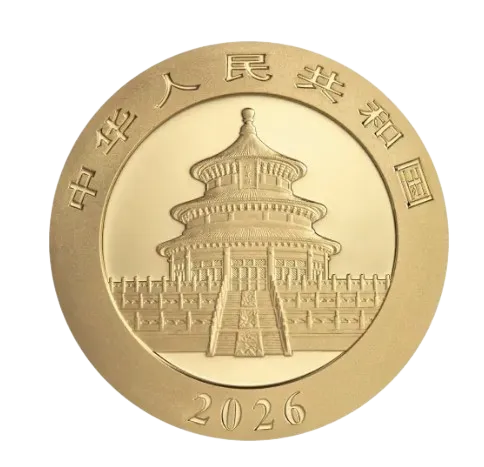8 гр. Златна монета Китайска Панда | 2026