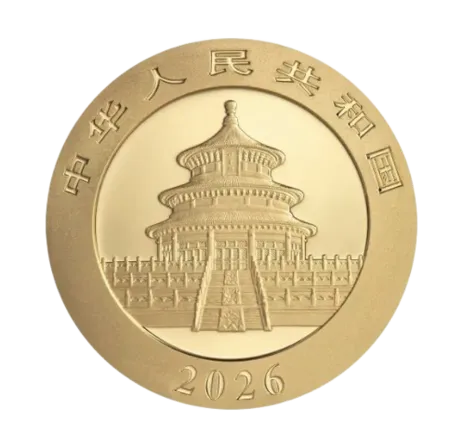 3 гр. Златна монета Китайска Панда | 2026
