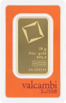 50 гр. Златно кюлче Valcambi | Minted